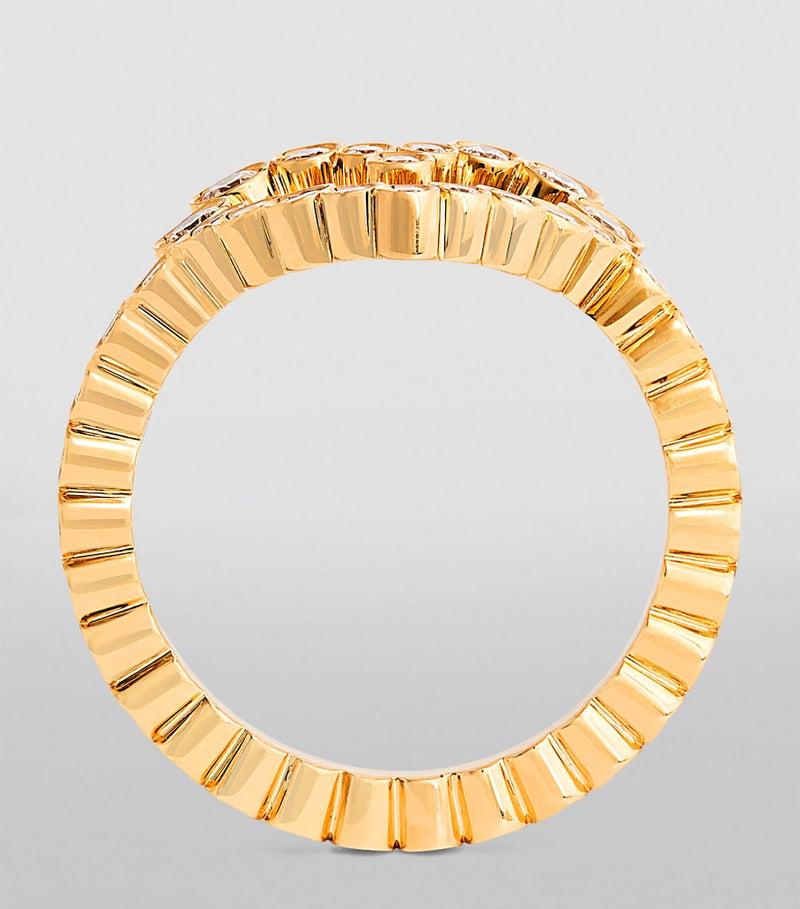 Sophie Bille Brahe yellow gold diamond heart ring - British product