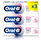 Oral-B Sensitivity & Gum Calm 3 Month Toothpaste Bundle - Gentle White Accessories & Cleaning Boots   