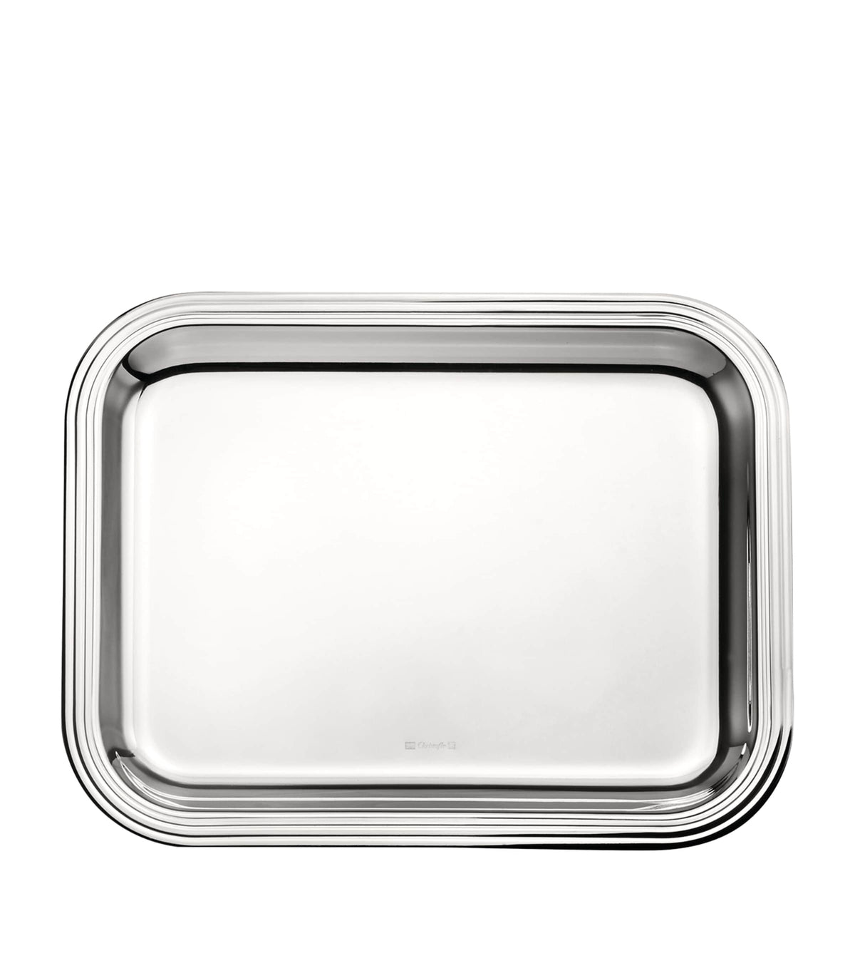 Christofle Silver-Plated Albi Tray 26cm x 20cm - British product