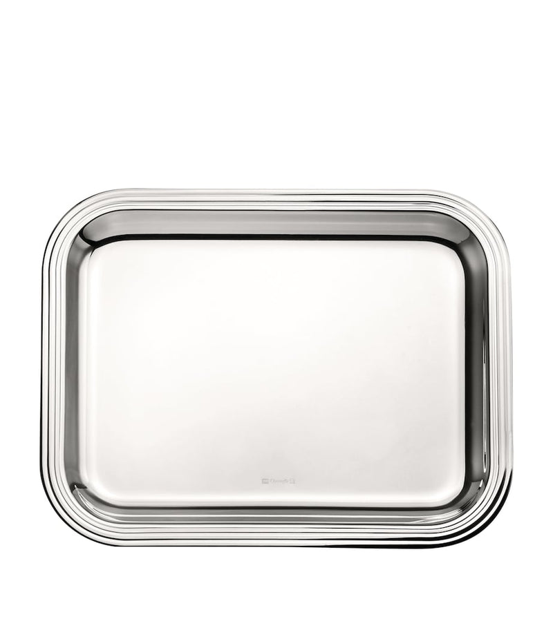 Christofle Silver-Plated Albi Tray 26cm x 20cm - British product