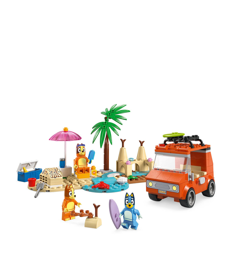 LEGO Bluey's Beach and Family Car Trip building set, UK version