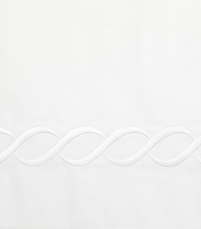 غطاء لحاف كينج من القطن المصري مع تطريز مضفر، 230 سم × 220 سم