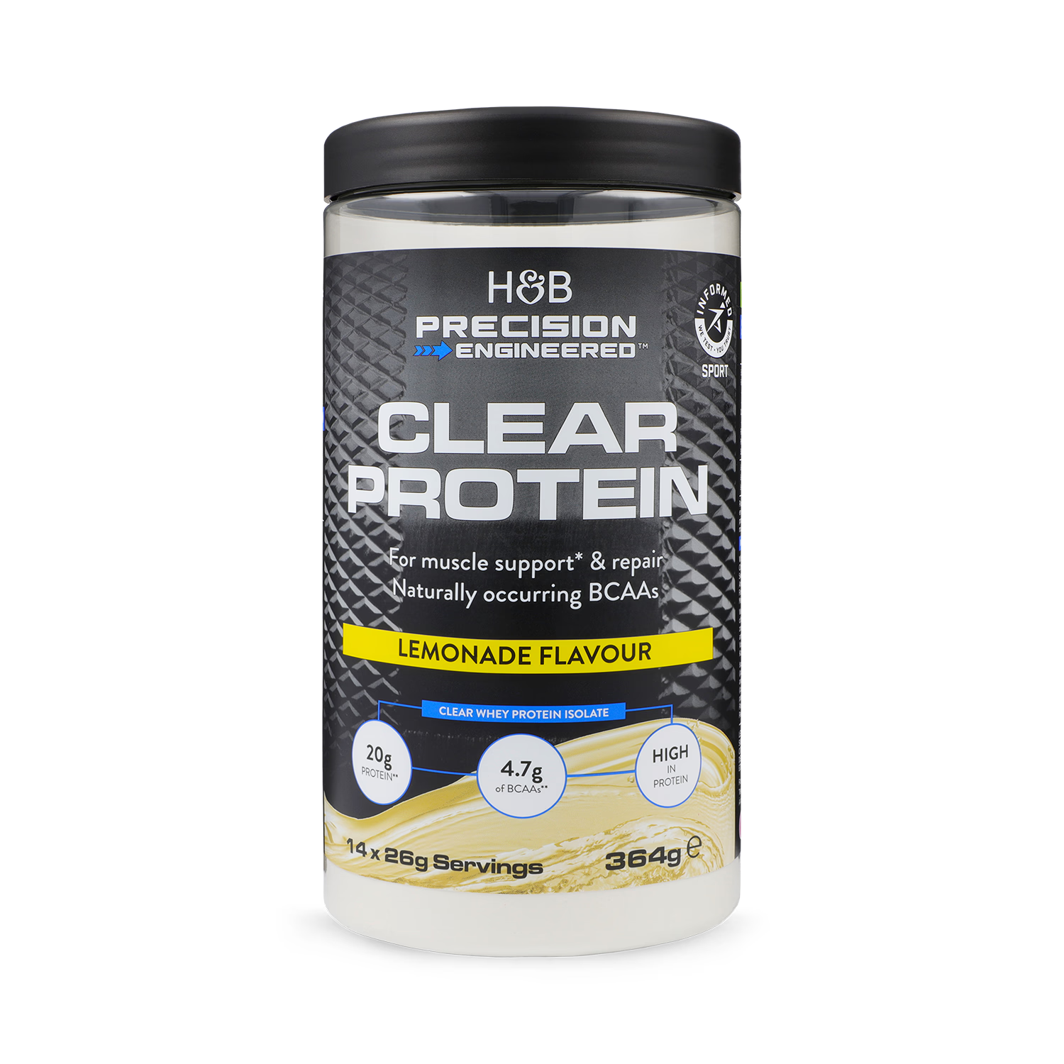 Precision Engineered Clear Whey Protein Lemonade 364g - British product