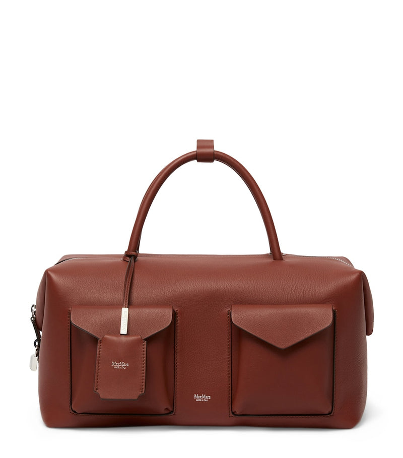 Max Mara Large Leather Boston Bowler Bag, UK version