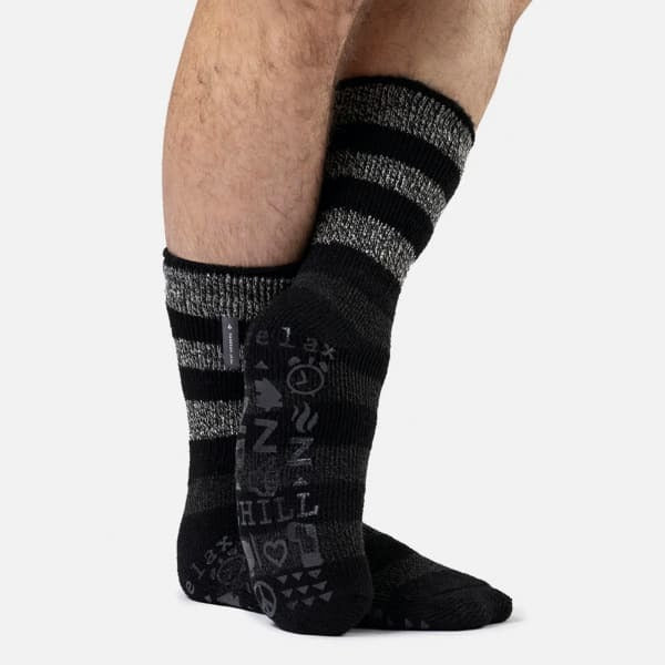 Heat Holders men's bed socks with non-slip grips, UK version