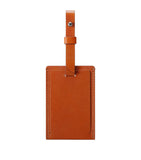 Carl Friedrik leather luggage tag - British product