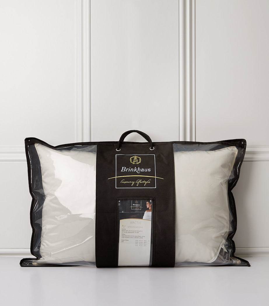 Brinkhaus Arctic duck down pillow 50cm x 75cm - British product