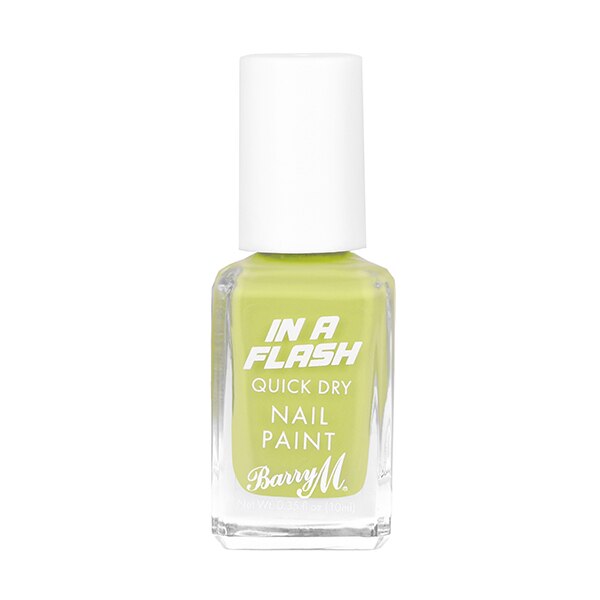 Barry M In A Flash Quick Dry Nail Paint - Pink Burst GOODS Superdrug Lightspeed Lime  