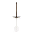 ZODIAC Diamond toilet brush holder with crystal and metal accents (British brand)