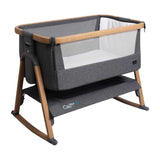 Tutti Bambini CoZee Air Bedside Crib Oak & Charcoal GOODS Boots   