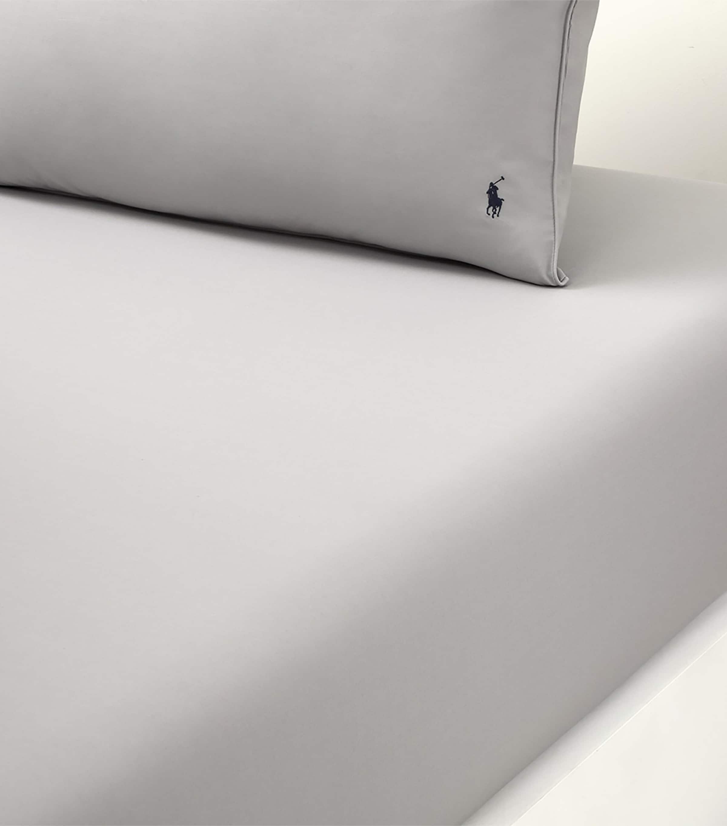 Ralph Lauren embroidered cotton king fitted sheet 160x200cm, imported from the UK