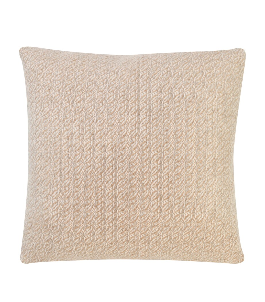 Araminta Campbell alpaca-blend fern cushion 45cm x 45cm - British product
