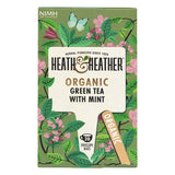 Heath & Heather Organic Green Tea with Ginger 20 Tea Bags Green Tea Holland&Barrett   