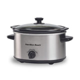 Hamilton Beach slow cooker 3.5L silver, imported from the UK