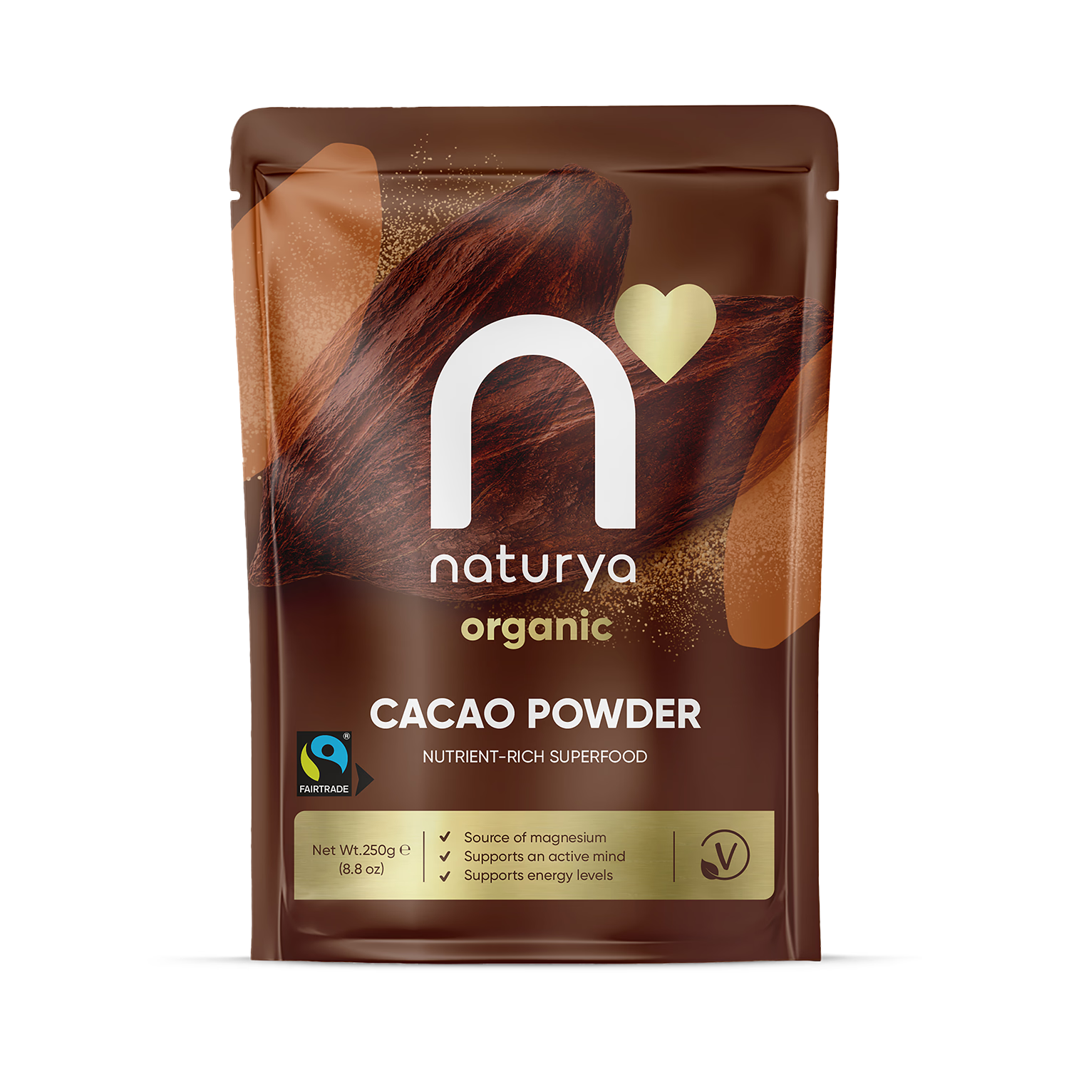 Naturya Bio Kakaopulver Schokolade 250g, UK-Version