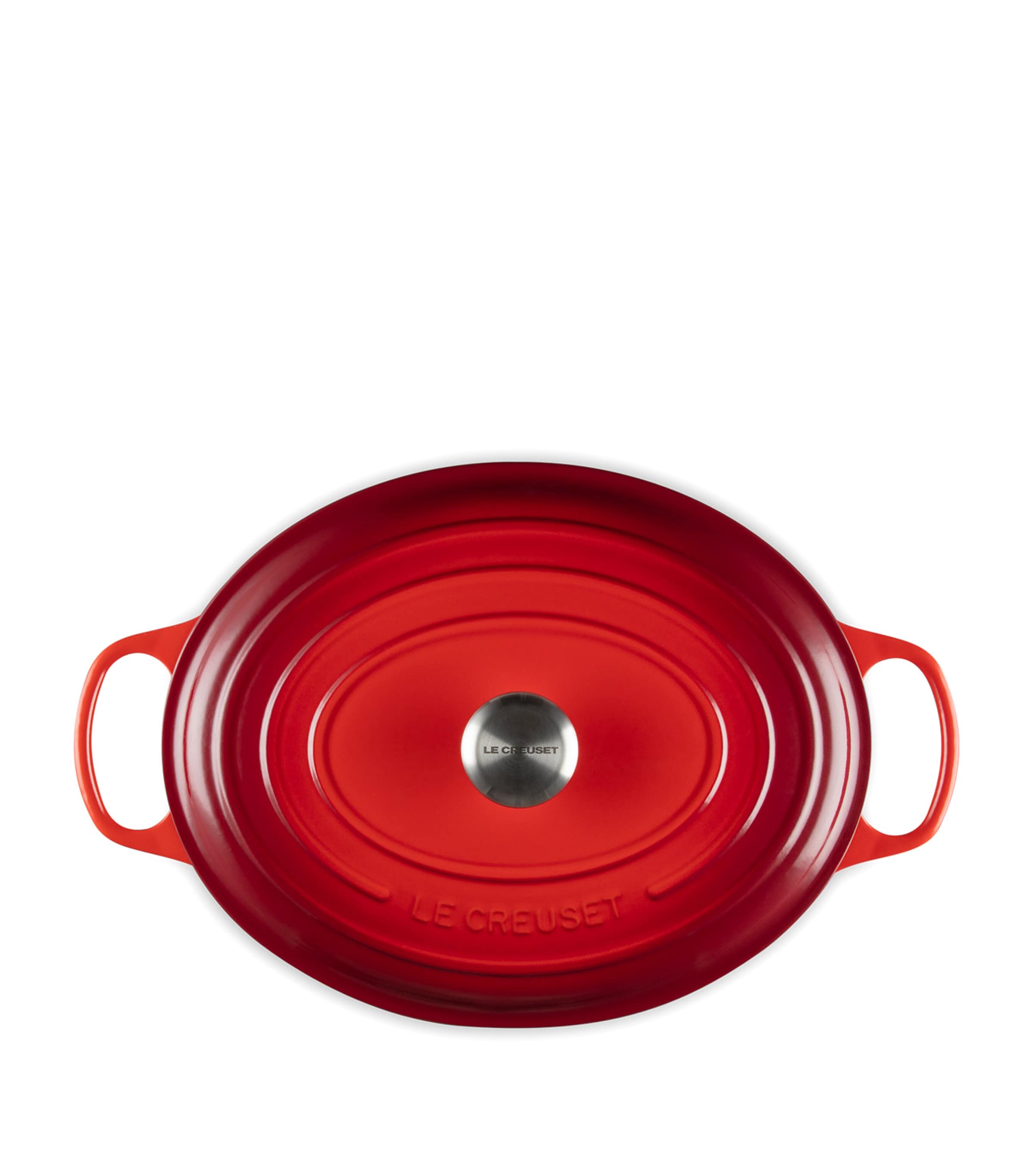 Le Creuset oval cast iron casserole dish 35cm, UK version