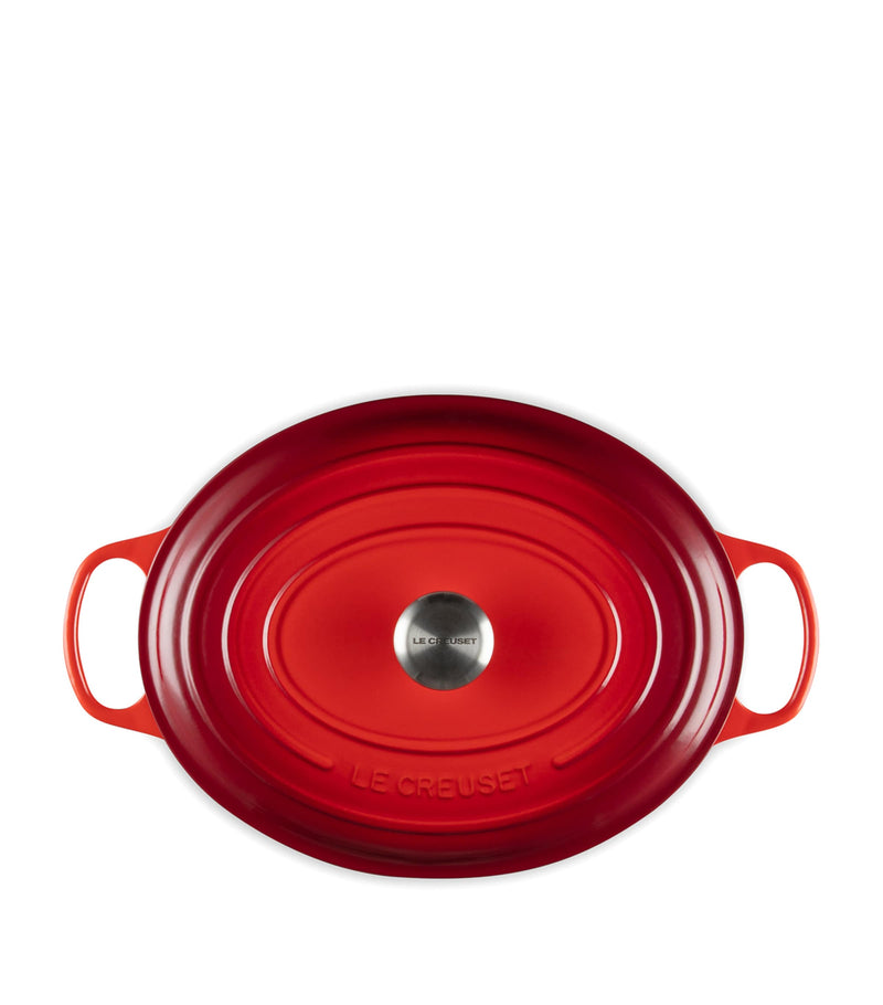 Le Creuset oval cast iron casserole dish 35cm, UK version