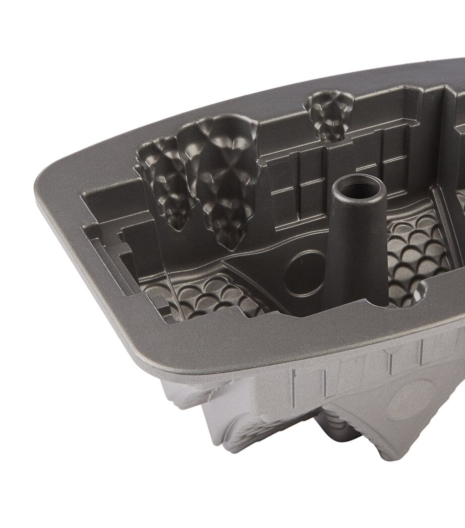 Nordic Ware gingerbread house-shaped Bundt pan, imported from the UK