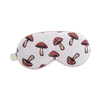 Smug Toadstool padded satin sleep mask - British product