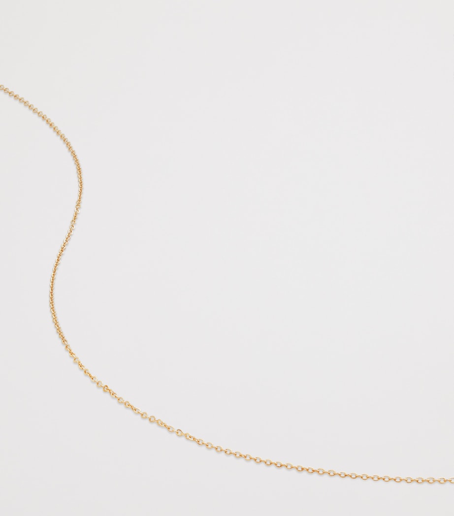 Monica Vinader yellow gold chain necklace 46cm, imported from the UK