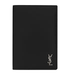 Saint Laurent leather monogram passport holder, UK version