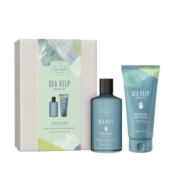 Scottish Fine Soaps Sea Kelp Marine Spa Leaf Luxury Gift Duo