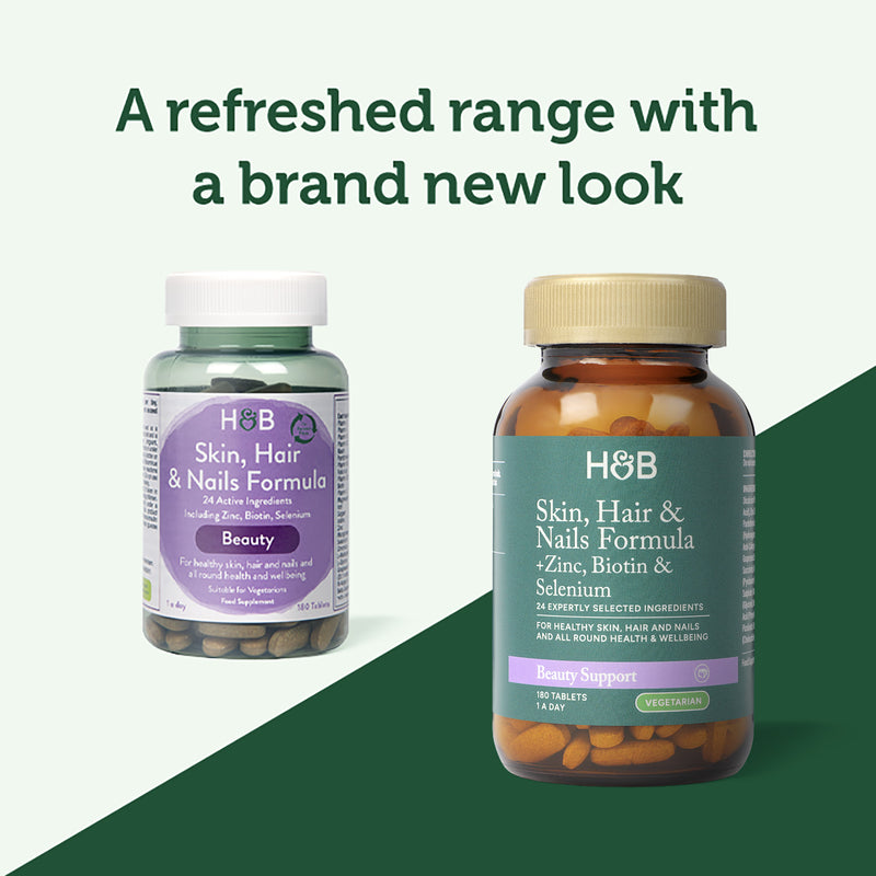 Holland & Barrett Skin Hair Nails Formula 180 Tablets, UK version