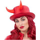 Fever Deluxe red devil metallic top hat (British brand)