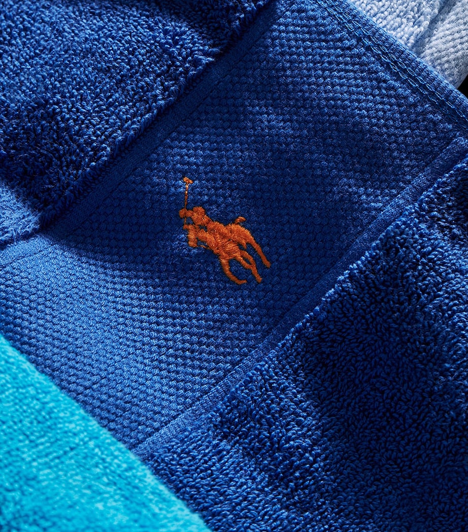 Ralph Lauren embroidered bath sheet 90x160cm (British brand)