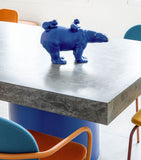 Lladró Bold Blue Mummy Bear and Babies sculpture - British product