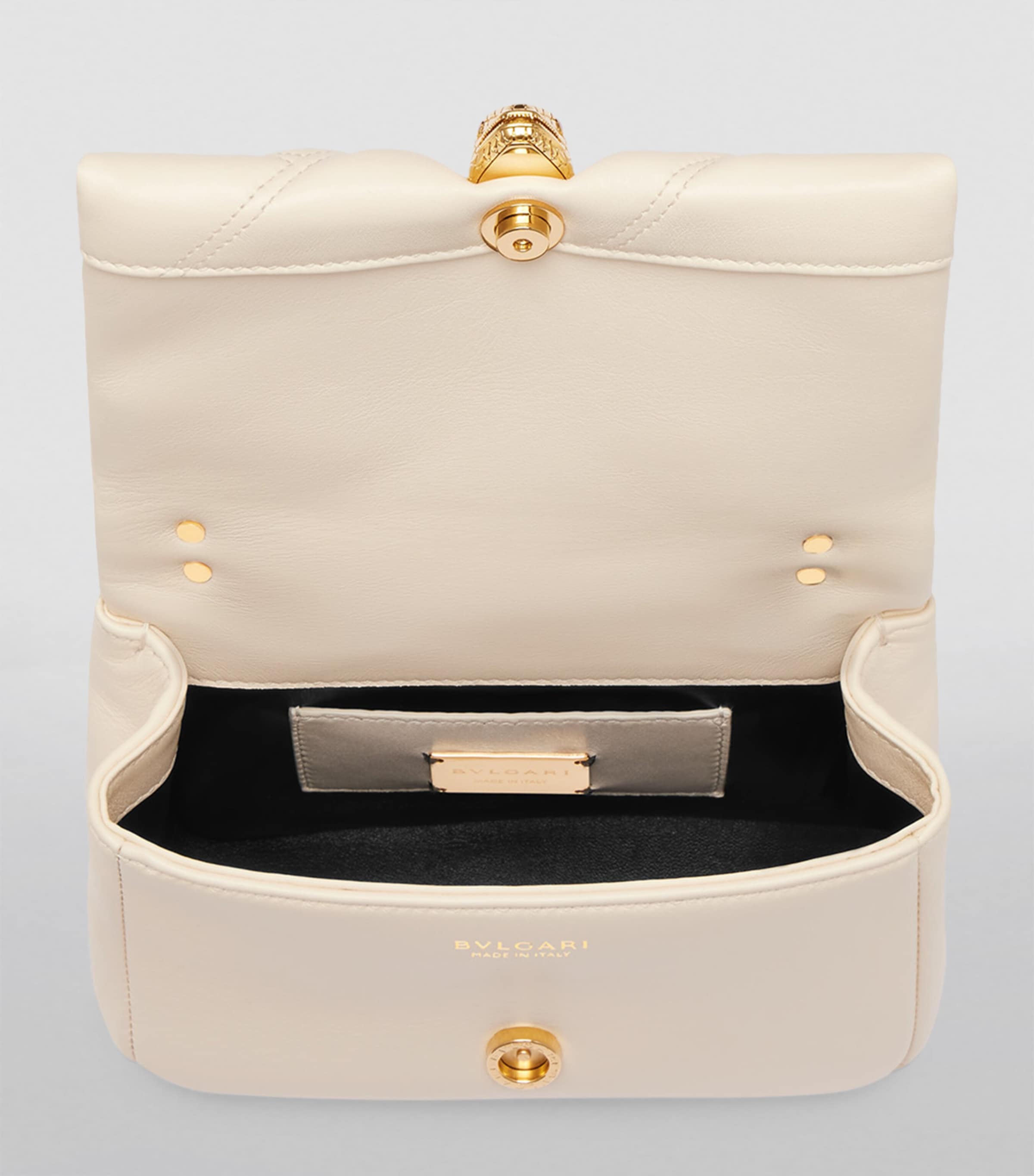 Bvlgari Mini Serpenti Cabochon cross-body bag in calfskin - British product