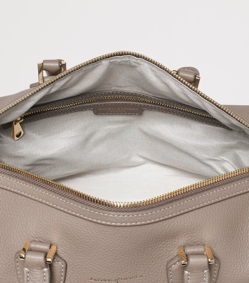 Aspinal of London Hudson leather bowling bag cross-body design, UK version