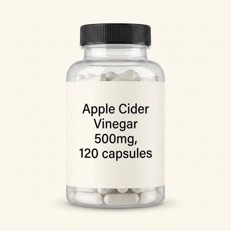Holland & Barrett apple cider vinegar 500mg 120 capsules (British brand)
