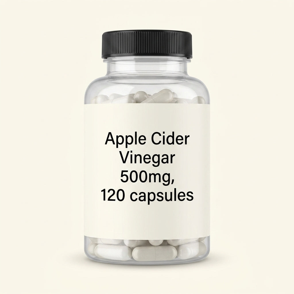 Holland & Barrett apple cider vinegar 500mg 120 capsules (British brand)