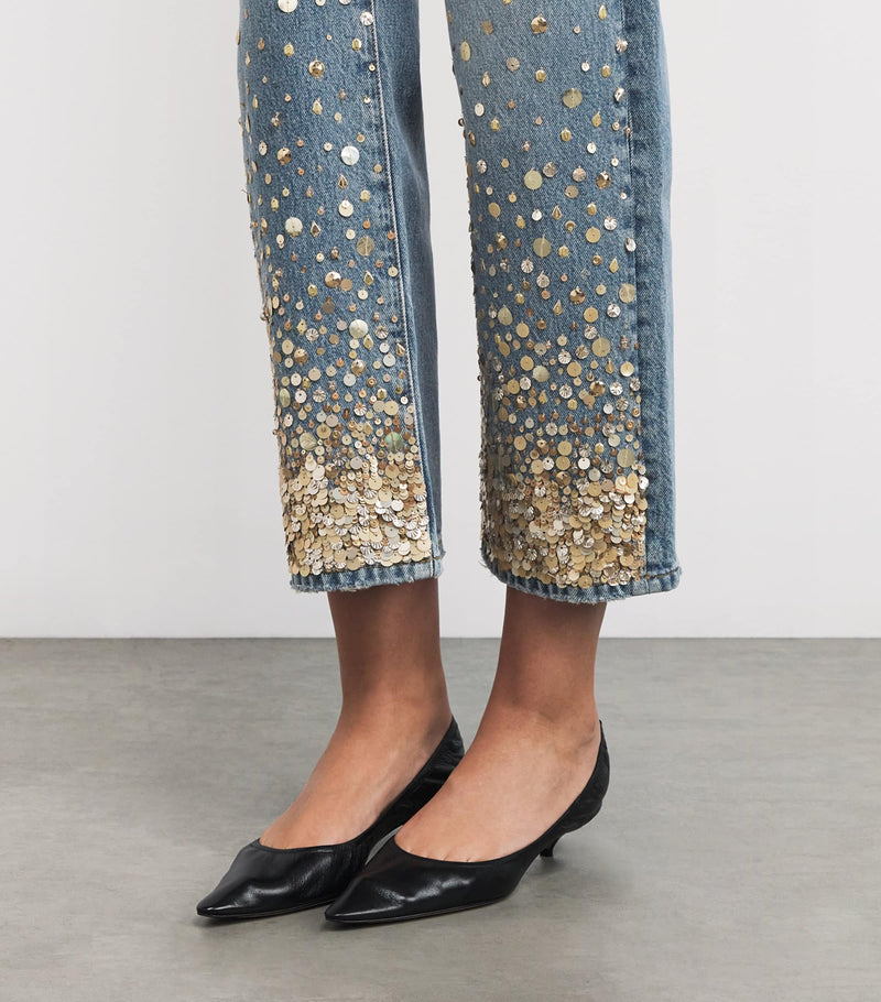 FRAME The Champagne Jeans mezclilla premium - Producto británico