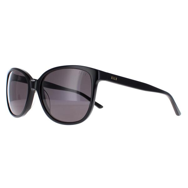 Elle 14888 black square sunglasses, imported from the UK