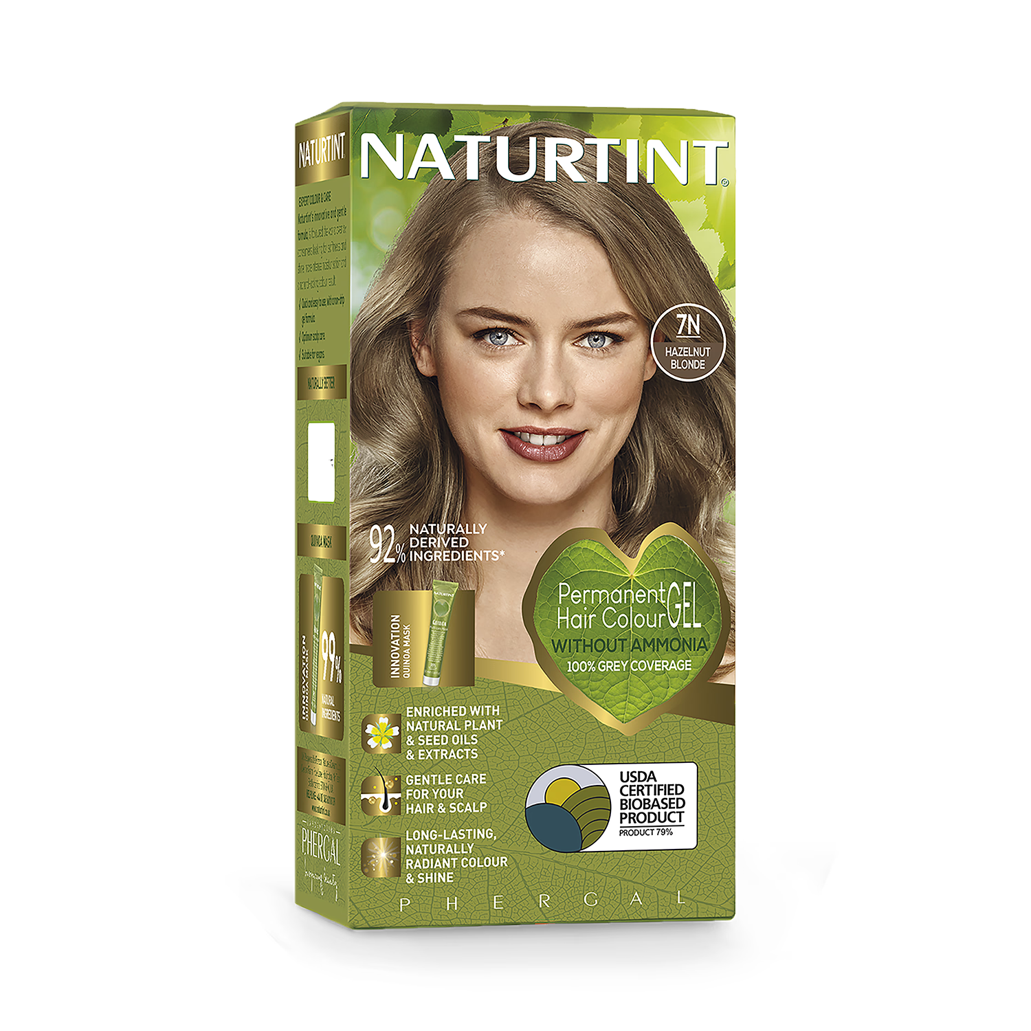 Naturtint صبغة شعر دائمة 7N بندقي أشقر - منتج بريطاني