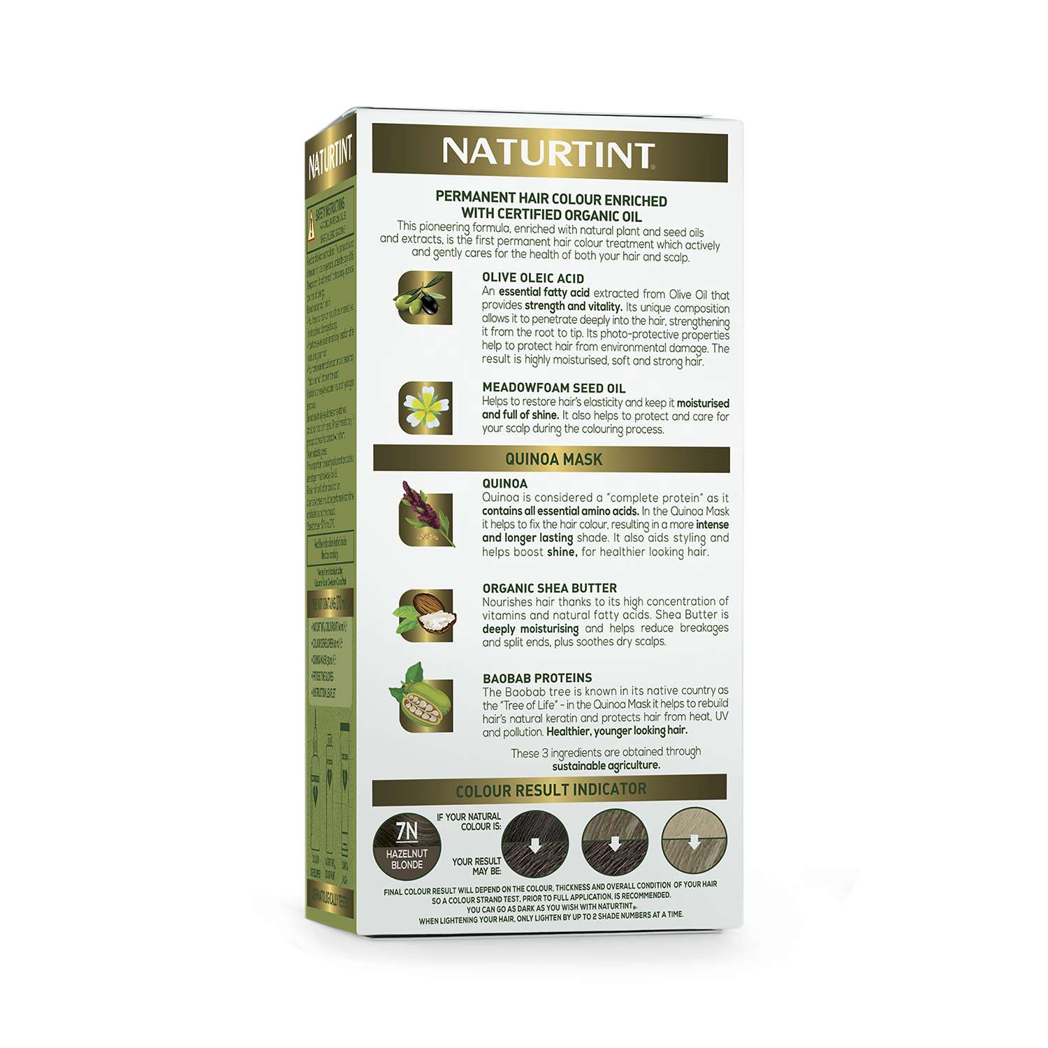 Naturtint صبغة شعر دائمة 7N بندقي أشقر - منتج بريطاني