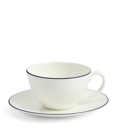 Harrods Wedgwood Bone China Gio Teacup and Saucer Set- Buy online at McGrocer