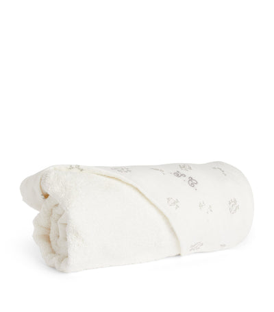 Harrods Tartine et Chocolat Petit Rabbit Hooded Towel 90 x 90cm- Buy online at McGrocer