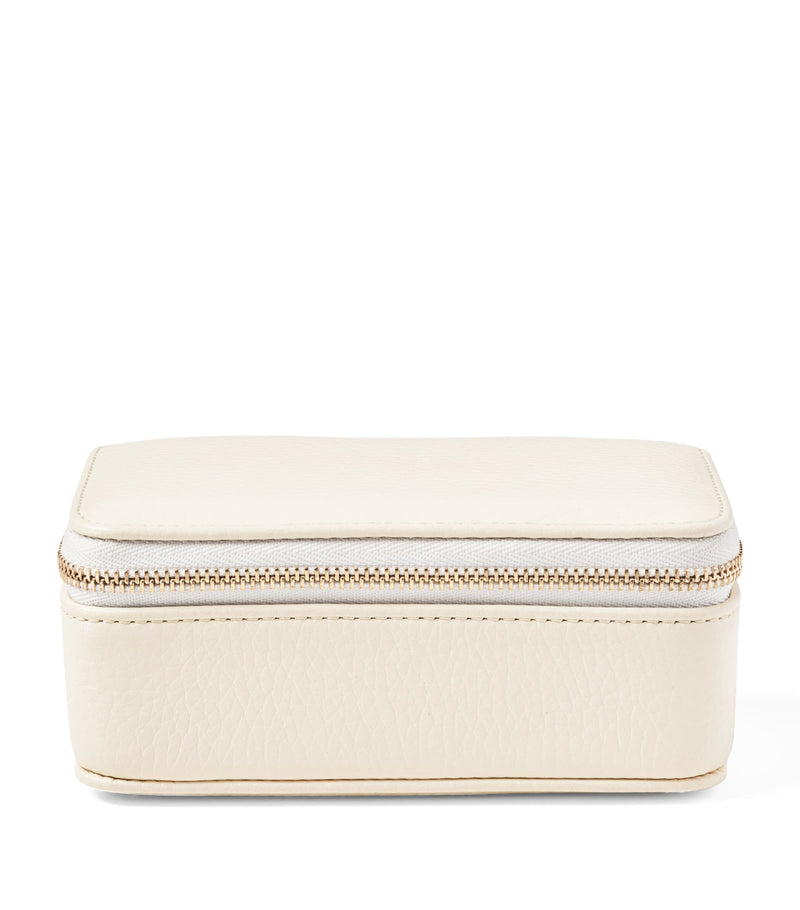 Aspinal of London medium leather travel jewellery box - British product