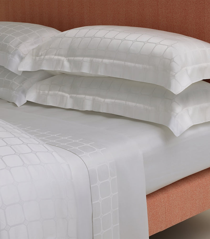 SAVOIR Trellis King Jacquard duvet cover set 230cm x 220cm (British brand)