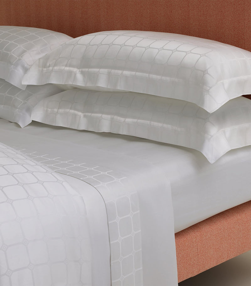 SAVOIR Trellis King Jacquard duvet cover set 230cm x 220cm (British brand)