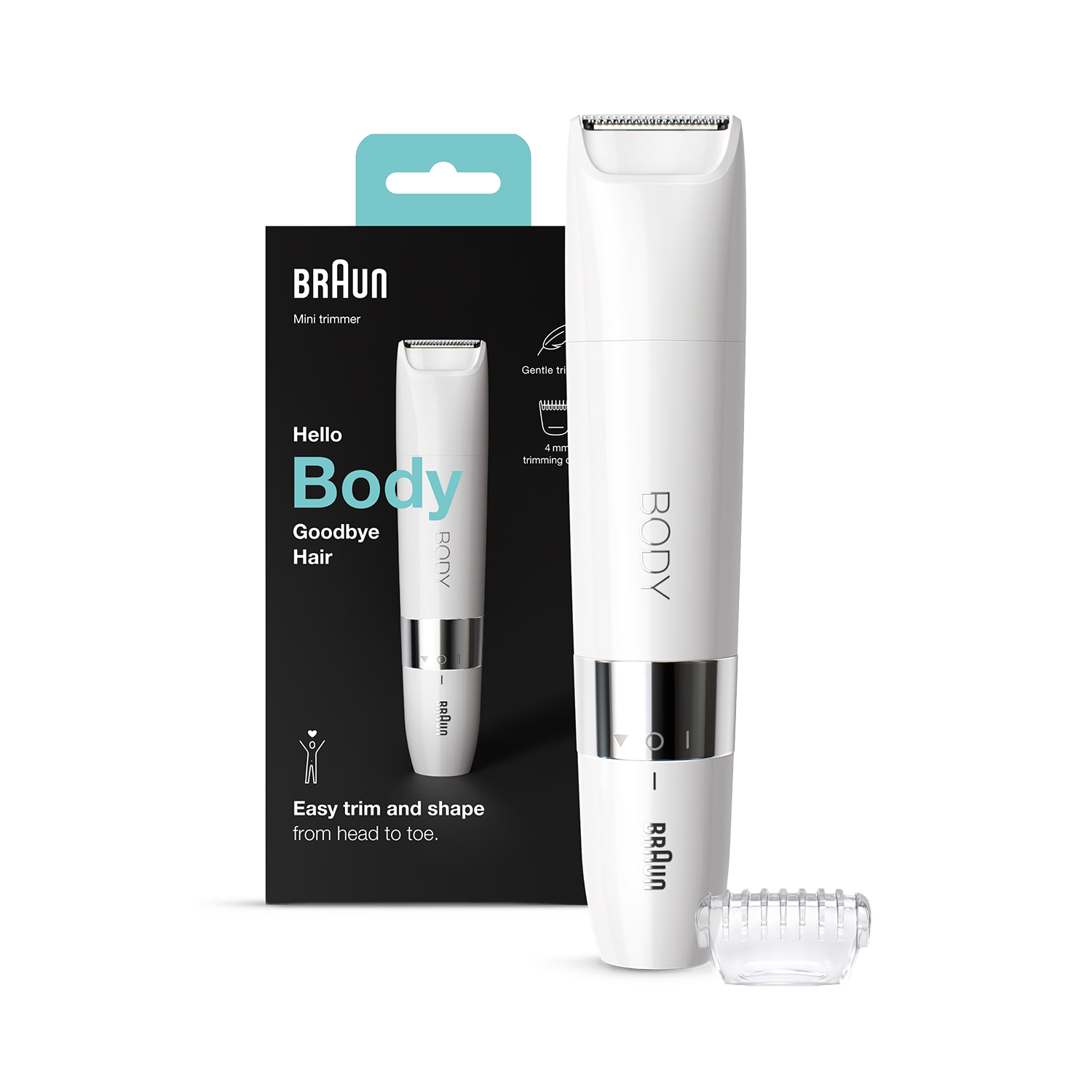 Braun BS1000 Body Mini Trimmer, imported from the UK