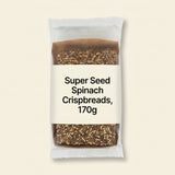Holland & Barrett Super Seed Spinach crispbreads 170g, imported from the UK