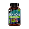 New Leaf Products sea moss capsules with bladderwrack and ashwagandha 120 capsules, UK version