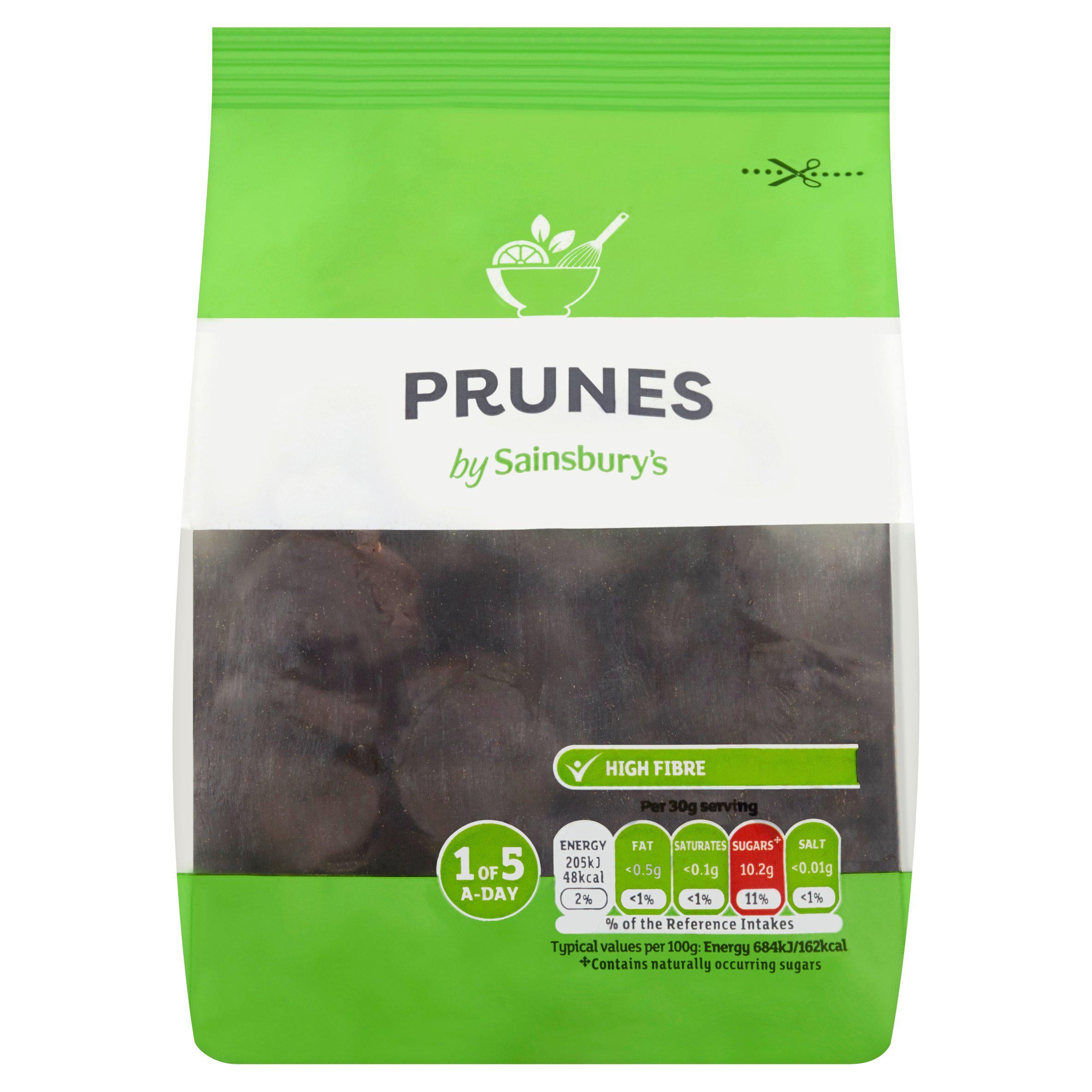 Sainsbury's Prunes 500g Dried fruit & peel Sainsburys   