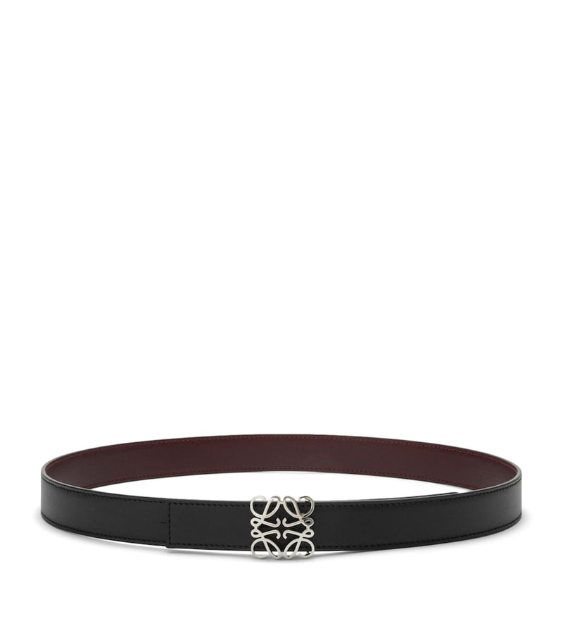 LOEWE reversible leather belt Anagram logo 3cm - British product
