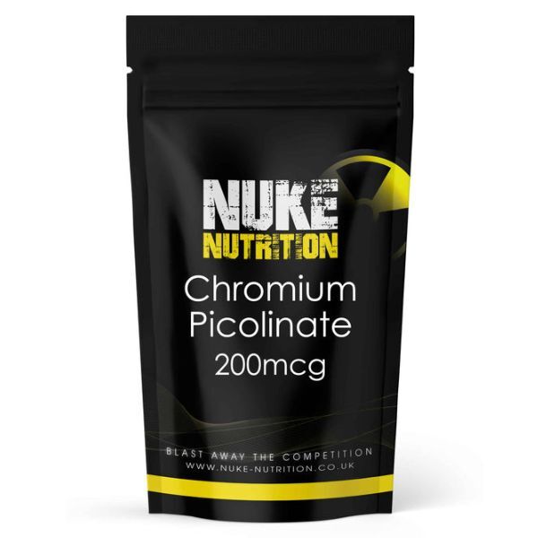 Nuke Nutrition Chromium Picolinate Tablets 200mg - 60ct GOODS Superdrug   