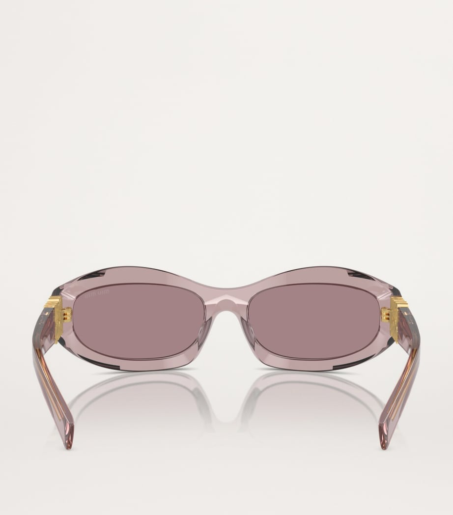 Miu Miu acetate oval sunglasses, imported from the UK